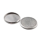 316 Surgical Stainless Steel Cabochon Tray Settings X-STAS-I187-06E-P-3