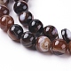 Chapelets de perles en agate à rayures naturelles/agates à bandes G-G582-4mm-45-3