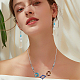 Hobbiesay 400pcs 10 colores perlas de vidrio transparente GLAA-HY0001-26-7