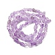Нити бусин из натурального лавандового аметиста G-I389-A02-3