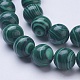 Synthetic Malachite Beads Strands G-D855-02-12mm-3