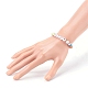 Bracelets extensibles en perles heishi en pâte polymère arc-en-ciel pour la Saint-Valentin BJEW-JB05942-7