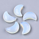 Pierres de paume de poche en cristal opalite en forme de lune X-G-T132-001K-1