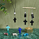 Kit de fabrication de collier pendentif croix unicraftale DIY-UN0003-74-5