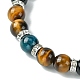 Ensemble de bracelets extensibles en perles rondes BJEW-TA00439-3