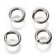 304 Stainless Steel Keychain Clasp Findings STAS-B002-01P-F-1