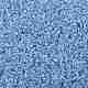 シリンダーシードビーズ  均一サイズ  透明色の虹  ライトブルー  2x1.3~1.5mm  穴：0.8~1mm  約80000個/袋  450 G /袋 SEED-H001-A07-2