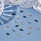 DICOSMETIC 42Pcs 3 Colors Spike Charms Stainless Steel Cone Charms Spike Beads Pendants Golden Rainbow Color Small Oval Charms Geometry Charms for Jewelry Making DIY Craft STAS-DC0010-46-5