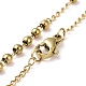 202 collane di perline rosario in acciaio inox NJEW-D060-01A-G-4
