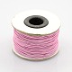Rotondi monili che bordano fili elastici cavi di nylon NWIR-L003-B-14-2