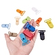 80 clip per porta ciuccio in plastica ecologica a 20 colori KY-PH0007-03-3