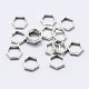 925 Sterling Silber Perlenrahmen&nbsp;STER-F036-12S-8.5x7.5-1