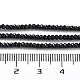 Natürliche schwarze Turmalin Perlen Stränge G-J400-C12-01-5