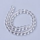 Chapelets de perles en cristal de quartz synthétique G-K298-12-2