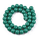 Chapelets de perles en verre opaque de couleur unie GLAA-T032-P10mm-12-2
