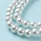 Abalorios de perla de vidrio HY-8D-B01-4