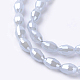 Electroplate Glass Beads Strands EGLA-J013-4X6mm-F04-3