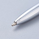 回転可能な地球ボールペン  回転式メタルブラックインクボールペン  スタイリッシュな事務用品  ホワイトスモーク  14.75x0.85cm AJEW-K026-02B-2