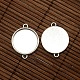 20mm Clear Domed Glass Cabochon Cover for Flat Round DIY Photo Alloy Link Making DIY-X0106-AS-LF-4