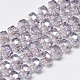 Chapelets de perles en verre électroplaqué EGLA-Q083-10mm-A05-1