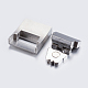 304 Stainless Steel Magnetic Clasps STAS-P181-29P-3