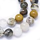 Chapelets de perles en jaspe d'océan naturelle G-O180-14-8mm-3