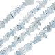 Природные Аквамарин чипов бисер нитей G-D0002-A02-2