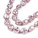 ABS Plastic Imitation Pearl Beads Strands KY-N015-11-A04-3