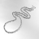 Iron Double Link Chain Necklace Making MAK-J004-30AS-2