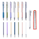 SUPERFINDINGS 8Pcs 8 Colors Craft Knife Pens with 24 Carving Tool Refills Small Craft Project Retractable Carving Pen Knife High Precision Paper Cutter Pen for Carving DIY Art Cutting Stencil DIY-FH0005-46-1