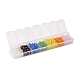 910pcs 7 colores juego de cuentas de vidrio electrochapado EGLA-FS0001-23-4