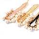 Women's Imitation Acrylic Pearl Bib Statement Necklaces NJEW-F180-26-1
