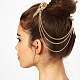 Accesorios para el cabello de las mujeres elegantes plumas de aleación de pinzas de pelo de cocodrilo OHAR-R150-32-4