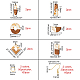 Olycraft diy наборы для изготовления сережек с подвесками DIY-OC0005-31-3