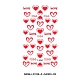 День святого валентина 5d любовь наклейки для ногтей MRMJ-R109-Z-D4363-03-2