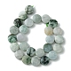Brins de perles de jadéite du myanmar naturel G-A092-A01-02-3