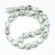 Chapelets de perles en jaspe sésame naturel / jaspe kiwi G-R357-07-2
