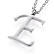 304 Stainless Steel Initial Pendant Necklaces NJEW-P151-E-P-1