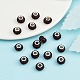 Бусины со стразами из смолы CPDL-H001-10x7mm-3-3