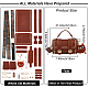 WADORN PU Leather Crossbody Bag Making Kit DIY-WH0449-13B-2
