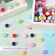 300Pcs 15 Colors Opaque Acrylic Beads SACR-TA0001-13-5