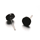 Flat Round Spray Painted Stud Earrings EJEW-I184-51-2