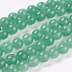 Chapelets de perles en aventurine vert naturel X-G-G099-10mm-17-1