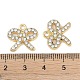 Подвески из сплава и страза FIND-MO18-12G-3