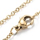 Clay Rhinestone Dumb-bells Beads Pendant Necklaces STAS-A052-03G-3