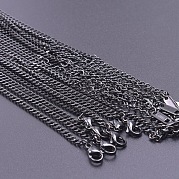 Ожерелья из нержавеющей стали толщиной 3 мм с панцирной цепочкой OT4459-4