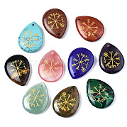 Природные и синтетические Gemstone подвески G-T122-72