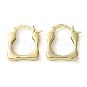Латунные серьги обруча EJEW-K249-08G