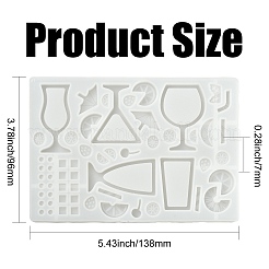 Silikonformen mit Getränkemotiven&nbsp;ST-CJ0043-048