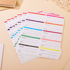 10 feuille d'autocollants en papier&nbsp;DIY-TADJ0001-18